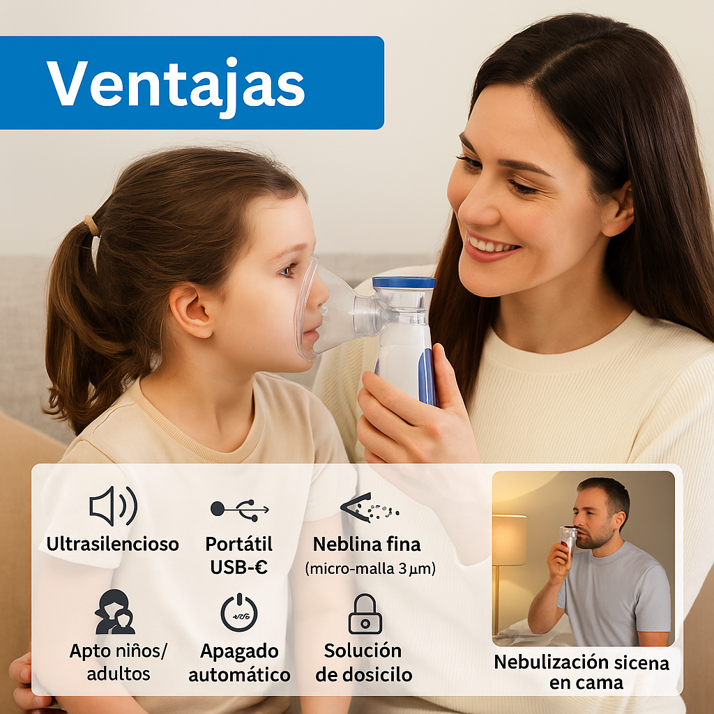 NEBULIZADOR PORTATIL I NEBULIZERPRO