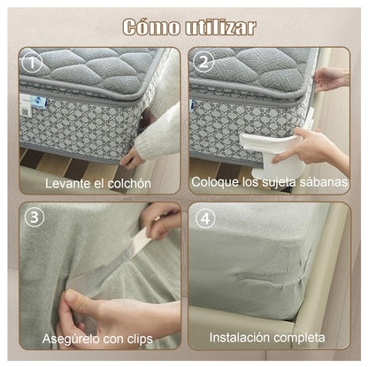 SUJETADOR DE SABANAS SET X4
