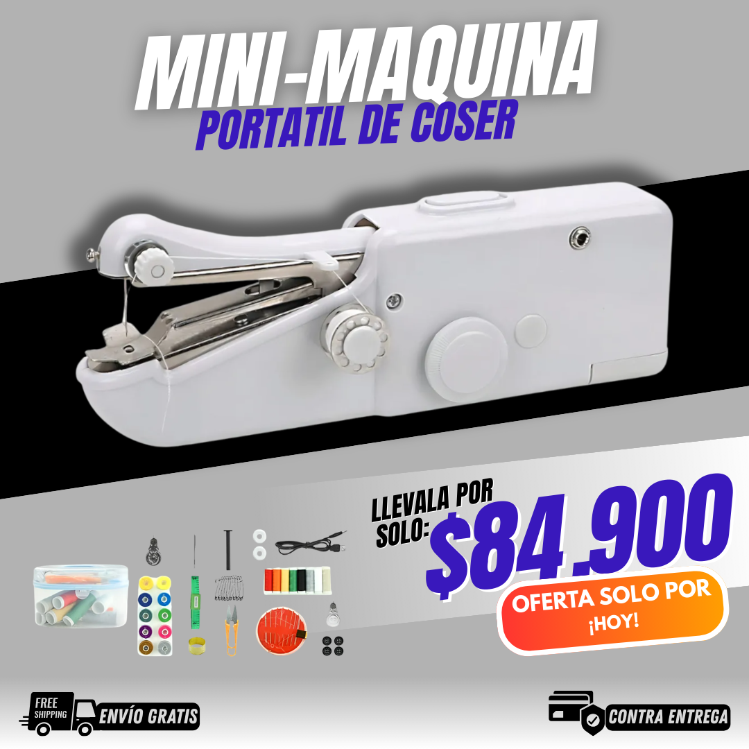 MINI MAQUINA DE COSER - PORTATIL