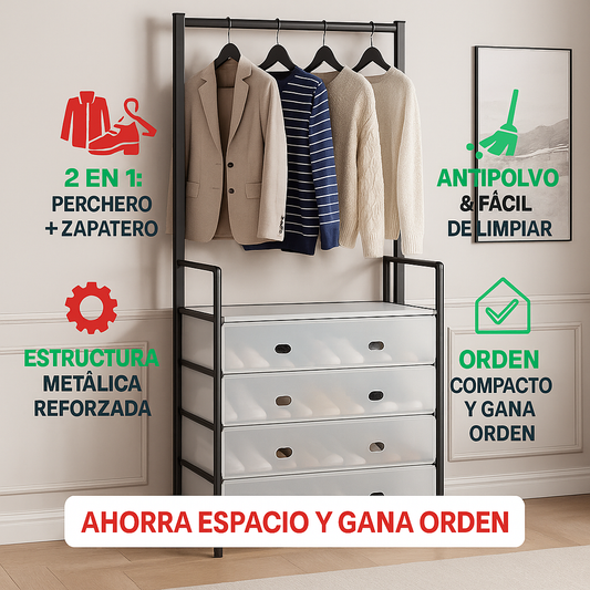 ORGANIZADOR ZAPATERO CON PERCHERO